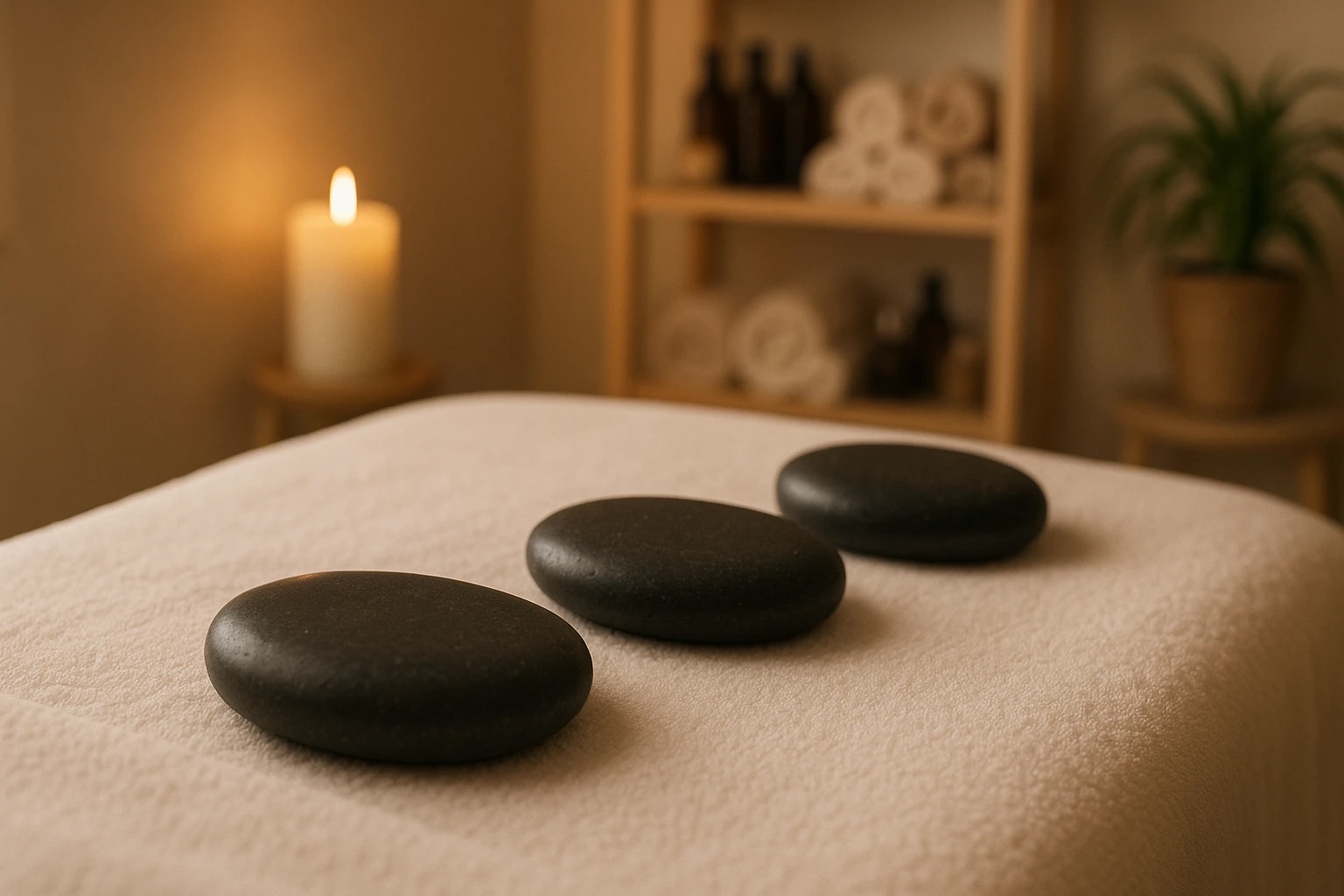 Hot Stone Massage in Dubai at Elysium Spa, Barsha Heights, Dubai